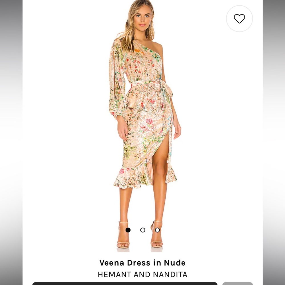 Brand New with Tags. Hemant and Nandita “Veena” dress in Nude and size XS.